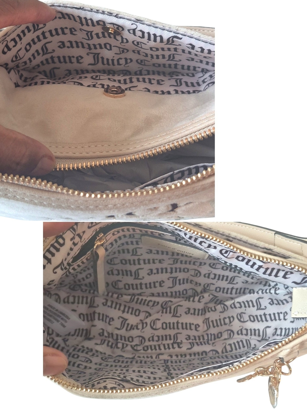 Juicy Couture Falling For Juicy Shoulder Bag With Gold Charm - Picture 7 of 7